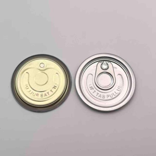 202 Aluminum Easy Open End - Epoxy Phenolic Lacquer - 52mm Can Lids Can Cover04 202 Aluminum Easy Open End - Epoxy Phenolic Lacquer - 52mm Can Lids Can Cover