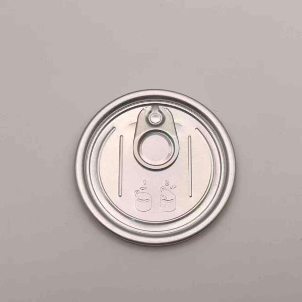211 Aluminum Easy Open End with Partial Aperture - Epoxy Phenolic Lacquer - 65mm Can Lids Can Cover