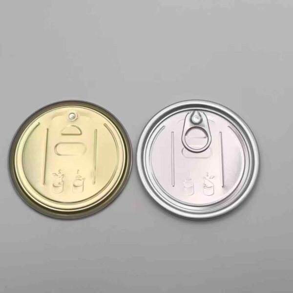 305 Aluminum Easy Open End - Epoxy Phenolic Lacquer - Gold Inside - 78mm02 305 Aluminum Easy Open End - Epoxy Phenolic Lacquer - Gold Inside - 78mm