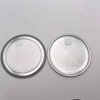 309 Aluminium Foil Easy Peel Off Lid - Epoxy Phenolic Lacquer -Clear Inside- 92mm