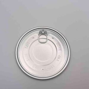 502 Aluminum Easy Open End with Opening Instruction- Epoxy Phenolic Lacquer - 127mm01 502 Aluminum Easy Open End - Epoxy Phenolic Lacquer - 126.5mm