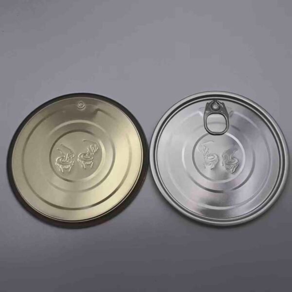 502 Aluminum Easy Open End with Opening Instruction- Epoxy Phenolic Lacquer - 127mm