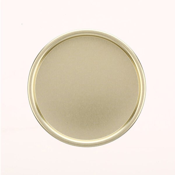 663f4ca39dad997235 307 Tinplate Bottom End - Epoxy Phenolic Lacquer - Gold Inside - 83mm