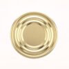 300 Tinplate Bottom End with Reinforcing Rib - Epoxy Phenolic Lacquer - Gold Outside - 73mm Can Lids Can Cover