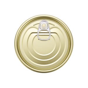 663f50edc6d8d44549 307 Tinplate Easy Open End - Epoxy Phenolic Lacquer - Gold Outside - 83mm