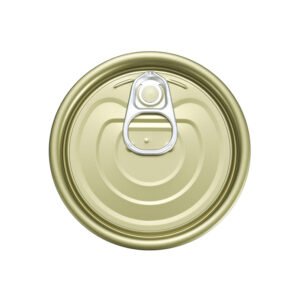 663f51342a48999886 214 TFS Easy Open End - Epoxy Phenolic Lacquer - Gold Outside - 70mm Can Lids Can Cover