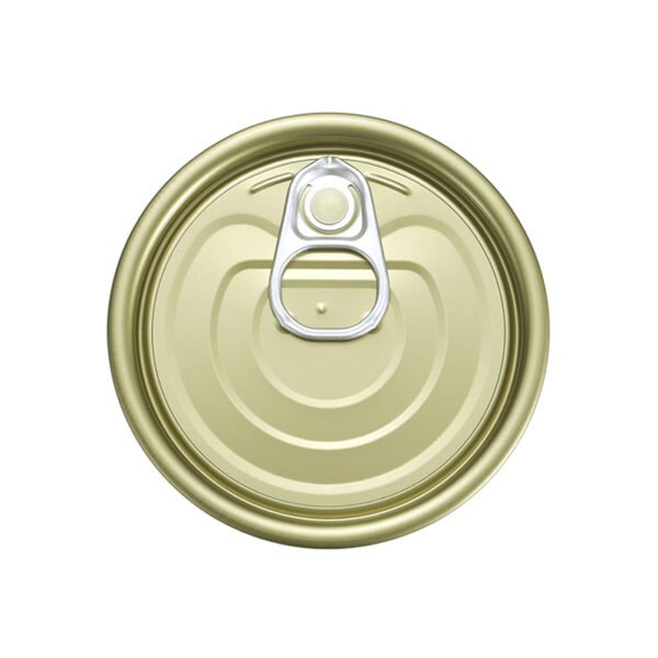 214 TFS Easy Open End - Epoxy Phenolic Lacquer - Gold Outside - 70mm Can Lids Can Cover