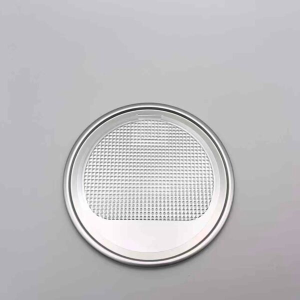 856c630d48cb4a1102f66cd979285aaa 502 D Aluminium Foil Easy Peel Off Lid - Epoxy Phenolic Lacquer -Clear Inside- 137mm